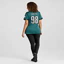 Zennovawear Jalen Carter Philadelphia Eagles Women's Team Game Jersey - Midnight Green