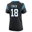 Zennovawear Jalen Coker Carolina Panthers Women's Team Game Jersey - Black