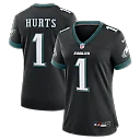 Zennovawear Jalen Hurts Philadelphia Eagles Women's Alternate Game Jersey - Black