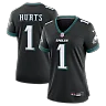 Zennovawear Jalen Hurts Philadelphia Eagles Women's Alternate Game Jersey - Black