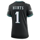 Zennovawear Jalen Hurts Philadelphia Eagles Women's Alternate Game Jersey - Black