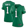Zennovawear Jalen Hurts Philadelphia Eagles Women's Game Player Jersey - Kelly Green