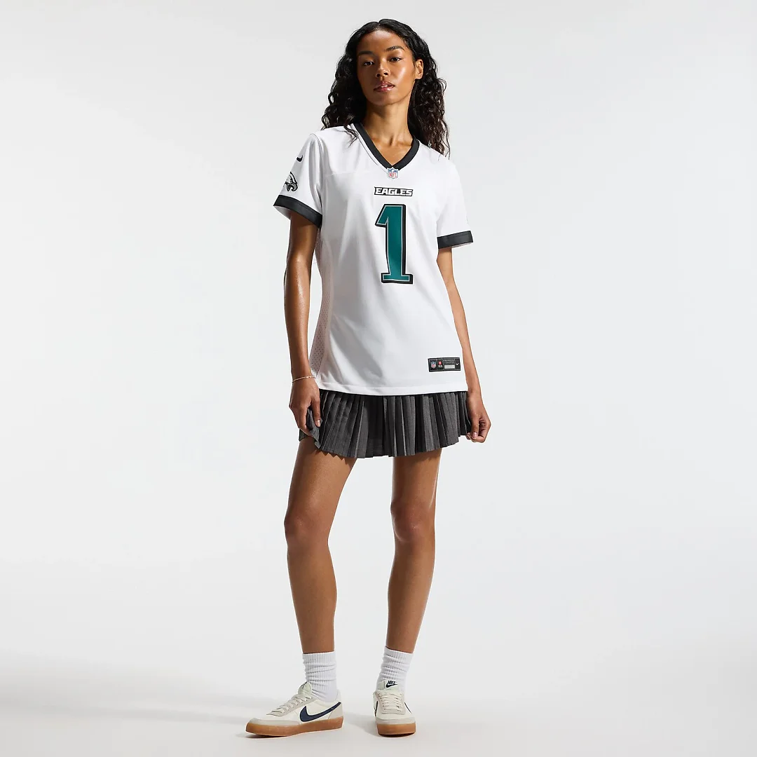 Zennovawear Jalen Hurts Philadelphia Eagles Women's Game Jersey - White