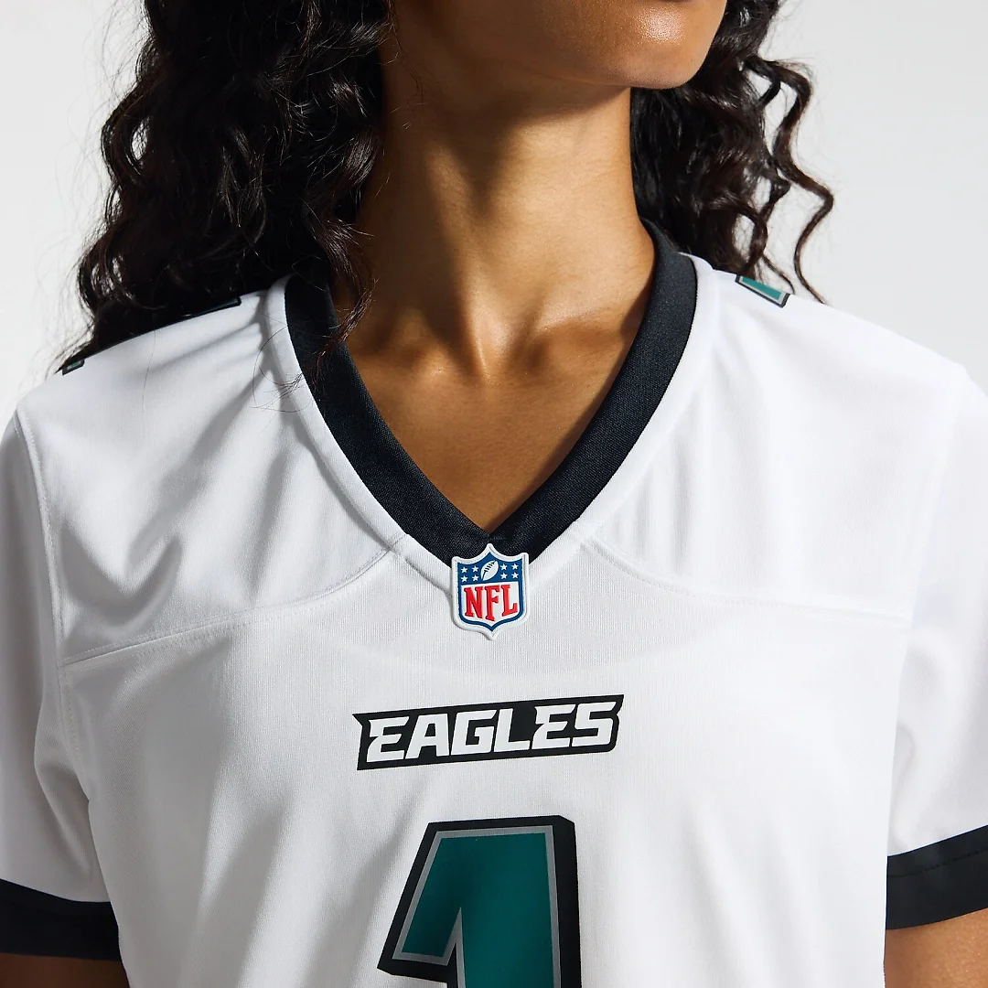 Zennovawear Jalen Hurts Philadelphia Eagles Women's Game Jersey - White
