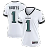 Zennovawear Jalen Hurts Philadelphia Eagles Women's Game Jersey - White