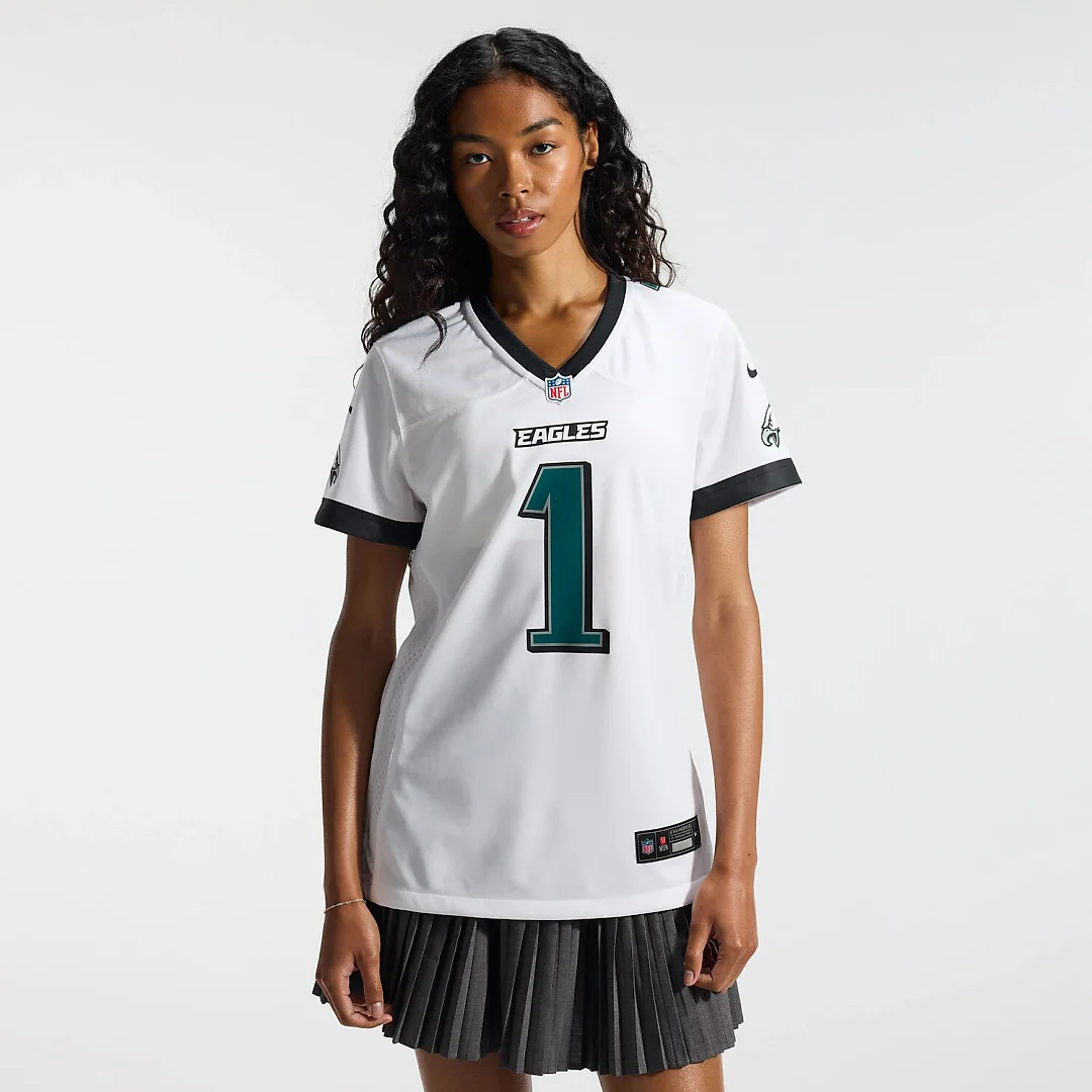 Zennovawear Jalen Hurts Philadelphia Eagles Women's Game Jersey - White