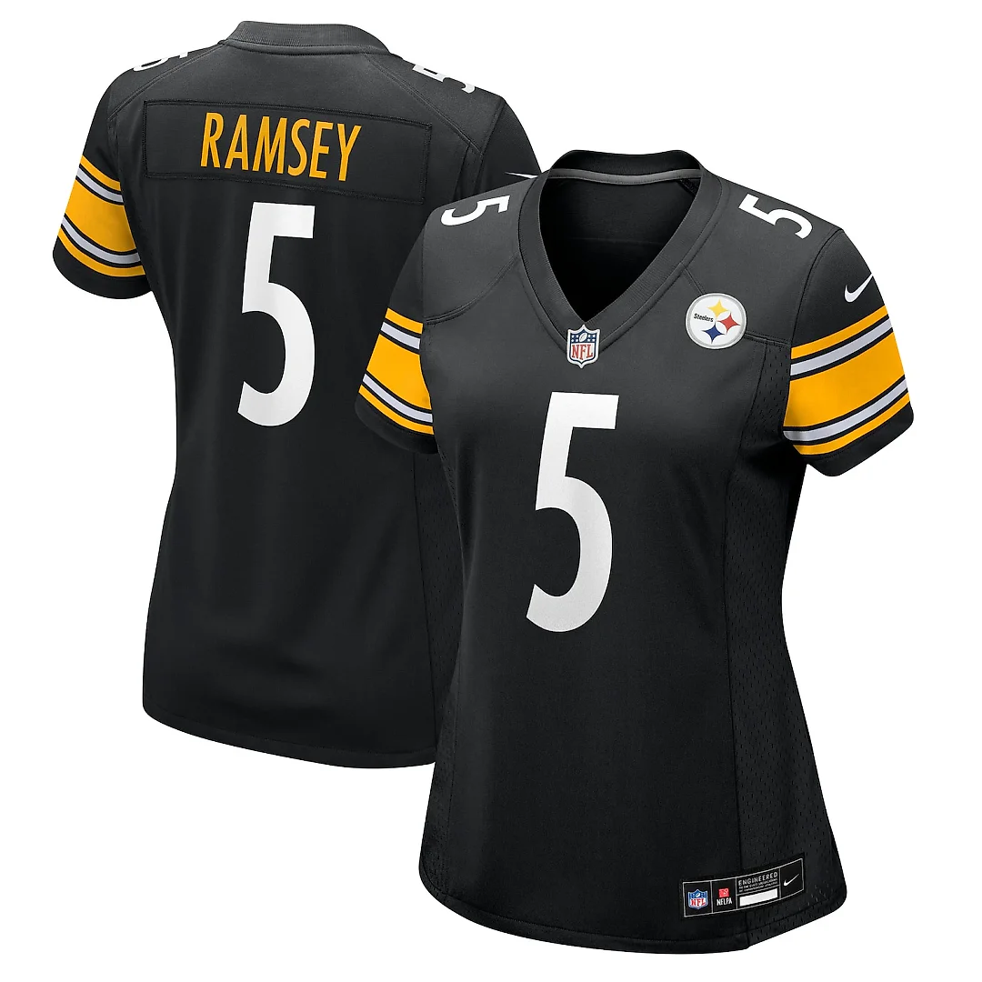Zennovawear Jalen Ramsey Pittsburgh Steelers Women's Team Game Jersey - Black