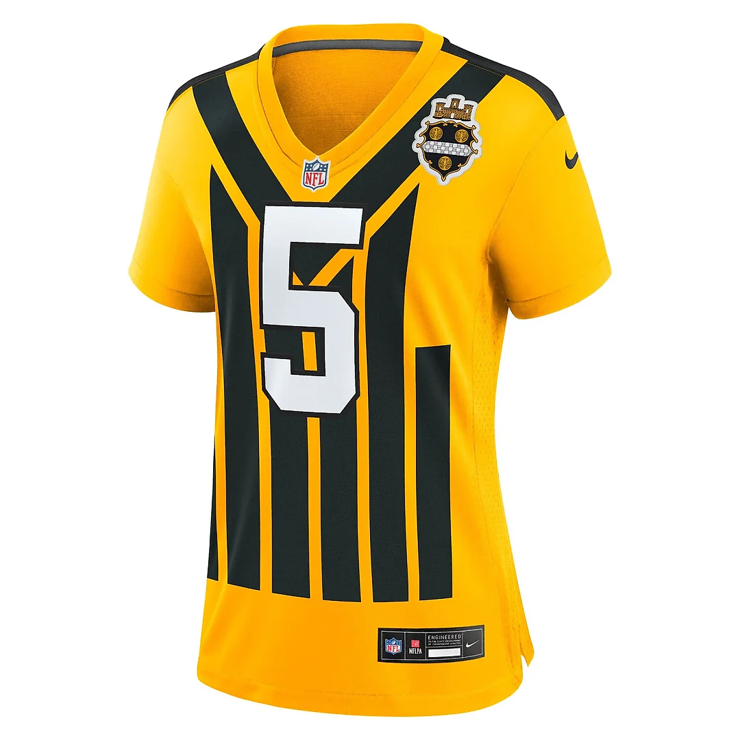 Zennovawear Jalen Ramsey Pittsburgh Steelers Women's Alternate 1933 Throwback Game Jersey - Gold