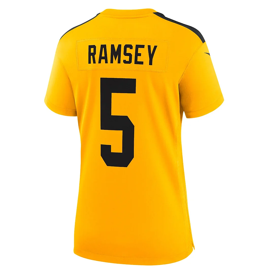 Zennovawear Jalen Ramsey Pittsburgh Steelers Women's Alternate 1933 Throwback Game Jersey - Gold