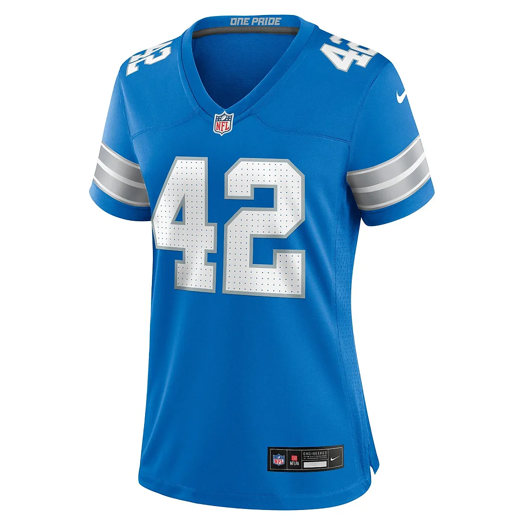 Zennovawear Jalen Reeves-Maybin Detroit Lions Women's Team Game Jersey - Blue