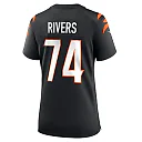 Zennovawear Jalen Rivers Cincinnati Bengals Women's Team Game Jersey - Black
