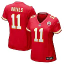 Zennovawear Jalen Royals Kansas City Chiefs Women's Team Game Jersey - Red