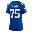 Zennovawear Jalen Travis Indianapolis Colts Women's Team Game Jersey - Royal
