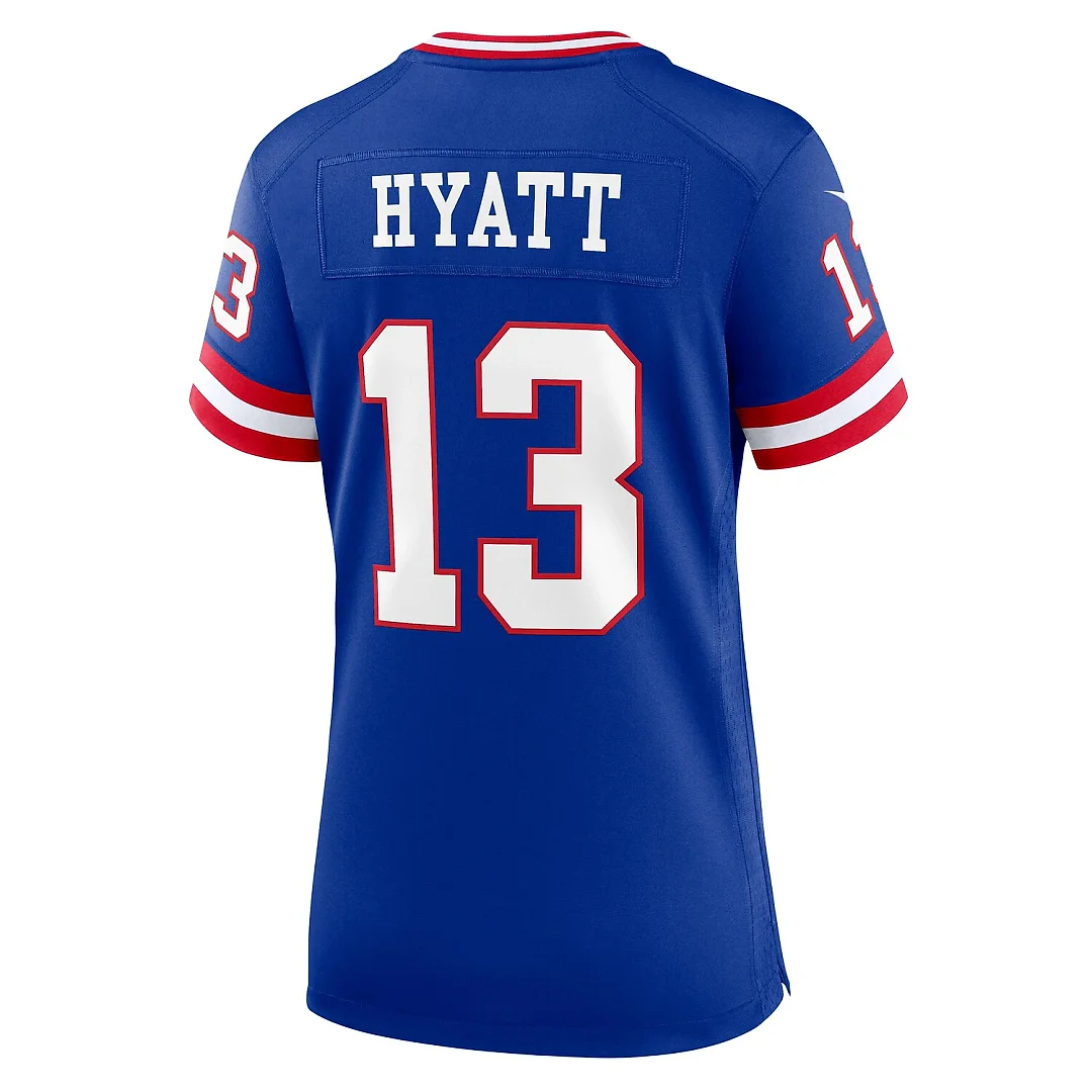 Zennovawear Jalin Hyatt New York Giants Women's Alternate Game Jersey - Century Red