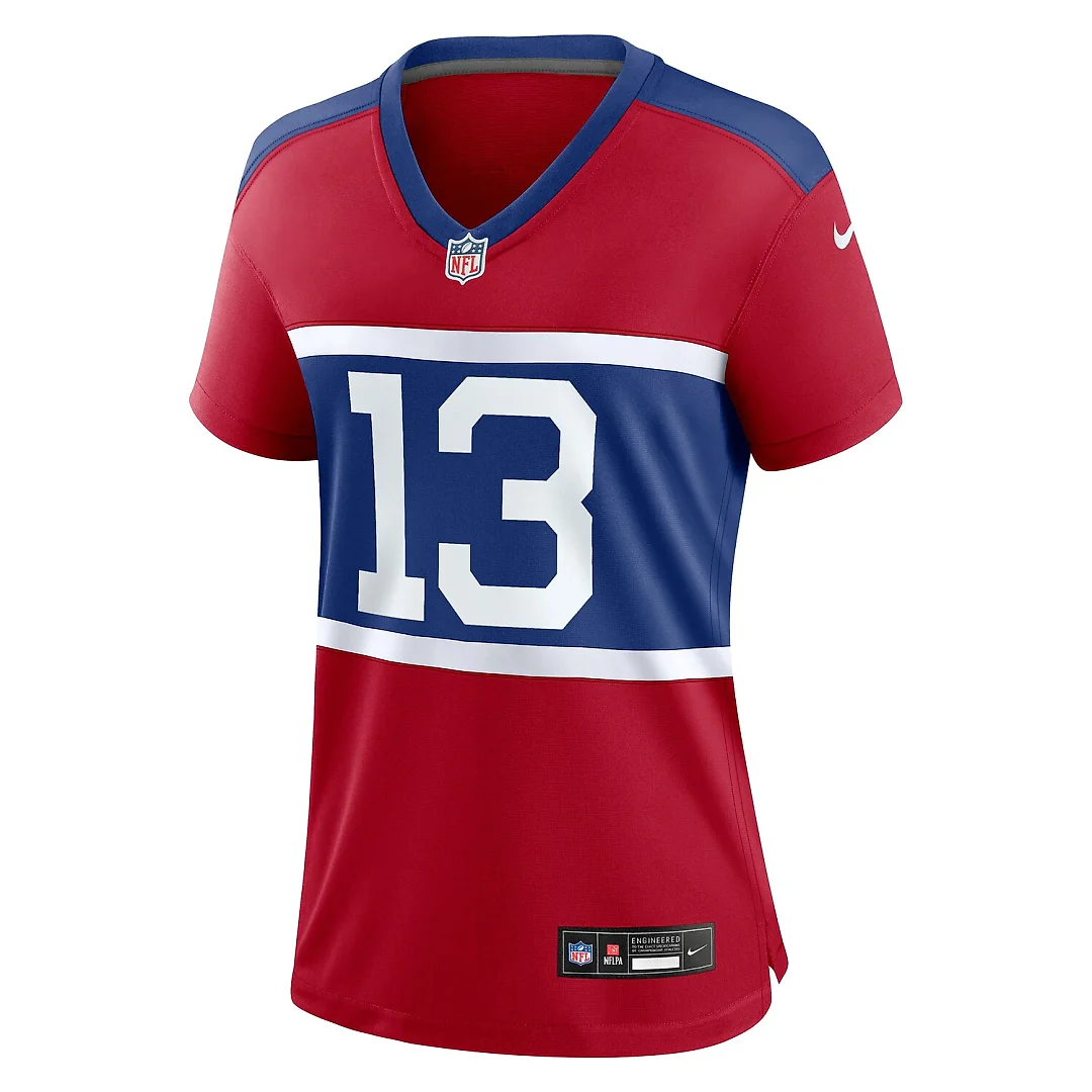 Zennovawear Jalin Hyatt New York Giants Women's Alternate Player Game Jersey - Century Red