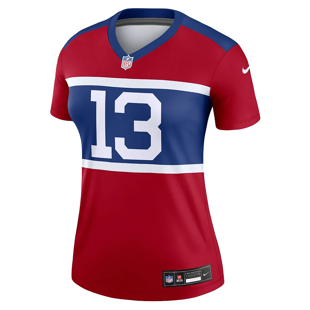 Zennovawear Jalin Hyatt New York Giants Women's Alternate Legend Player Performance Top - Red