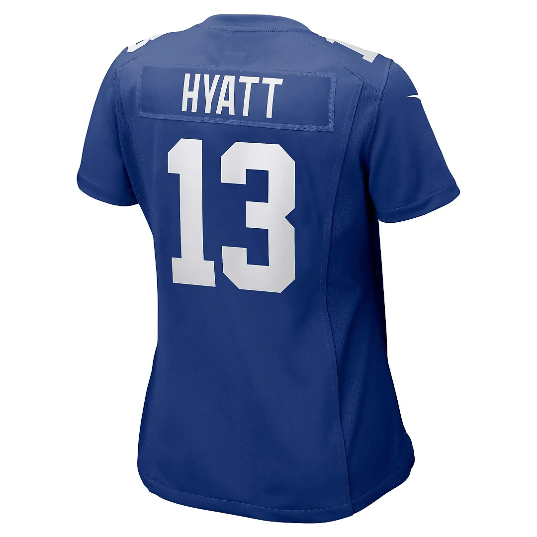 Zennovawear Jalin Hyatt New York Giants Women's Team Game Jersey - Royal