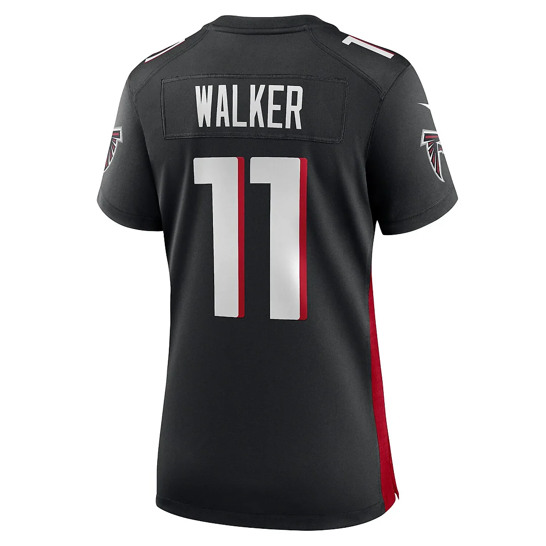 Zennovawear Jalon Walker Atlanta Falcons Women's Team Game Jersey - Black