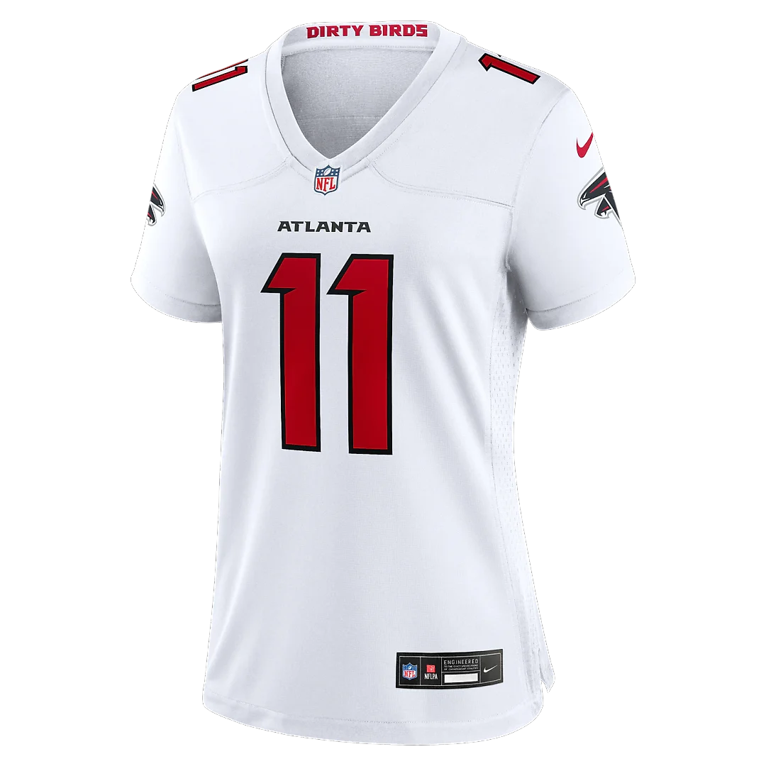 Zennovawear Jalon Walker Atlanta Falcons Women's Game Jersey - White