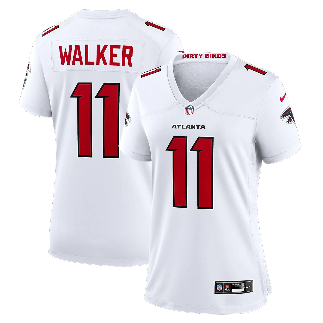 Zennovawear Jalon Walker Atlanta Falcons Women's Game Jersey - White