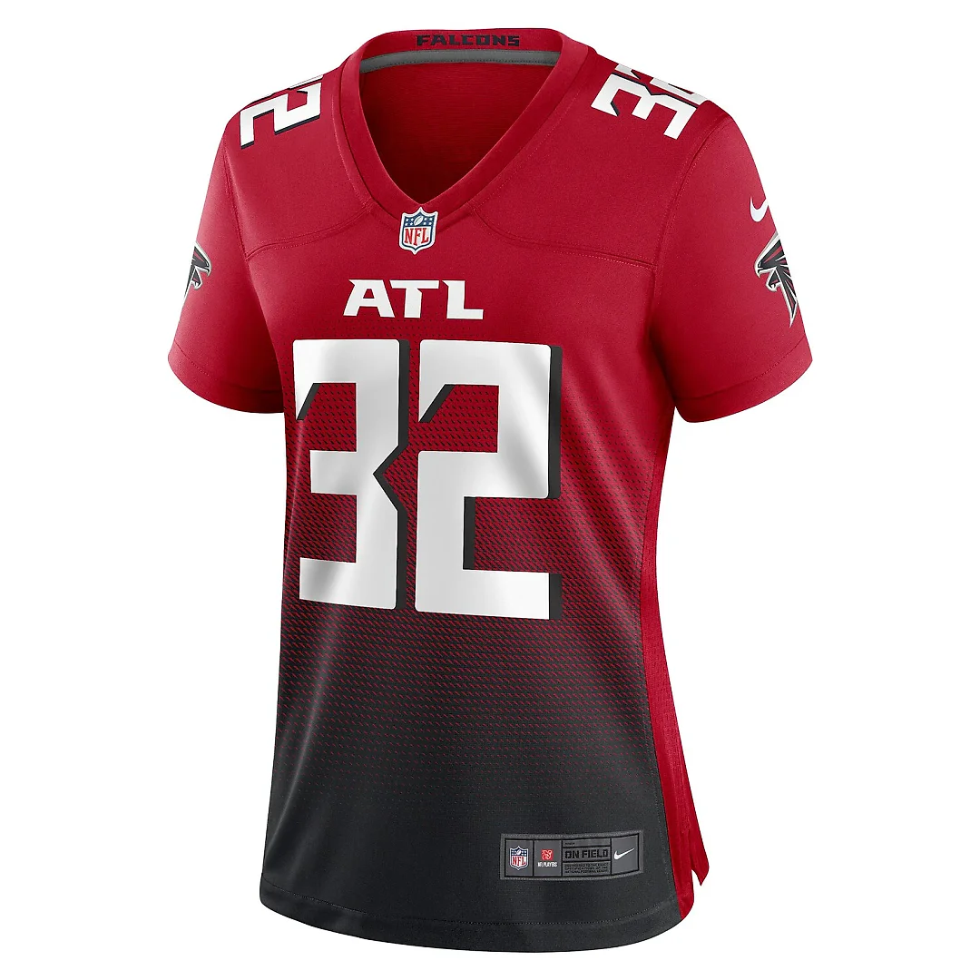 Zennovawear Jamal Anderson Atlanta Falcons Women's Retired Game Jersey - Red