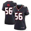Zennovawear Jamal Hill Houston Texans Women's Team Game Jersey - Navy