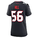 Zennovawear Jamal Hill Houston Texans Women's Team Game Jersey - Navy
