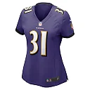 Zennovawear Jamal Lewis Baltimore Ravens Women's Game Retired Player Jersey - Purple