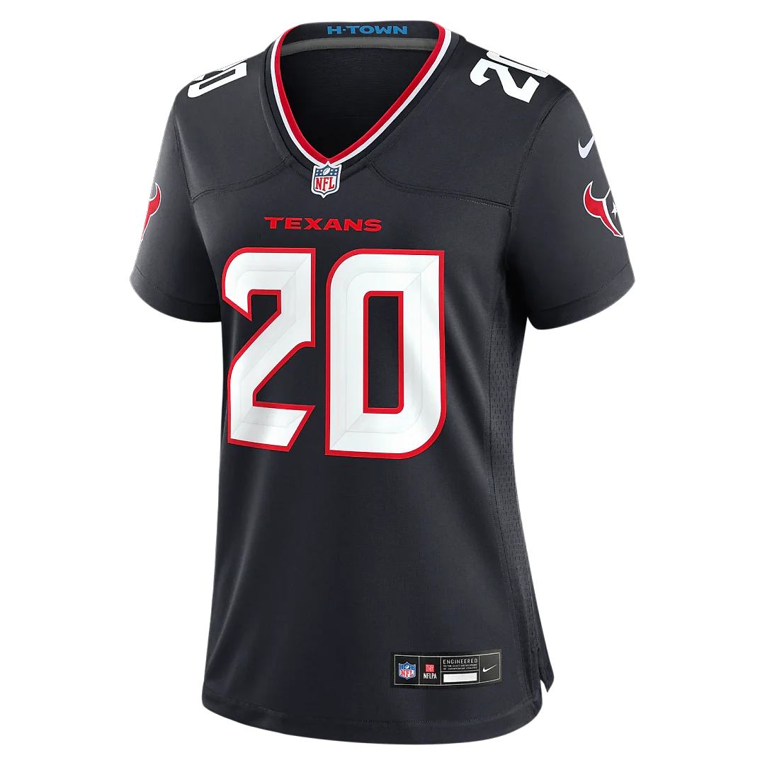 Zennovawear Ja'Marcus Ingram Houston Texans Women's Team Game Jersey - Navy