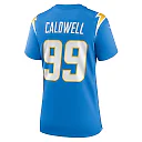 Zennovawear Jamaree Caldwell Los Angeles Chargers Women's Team Game Jersey - Powder Blue