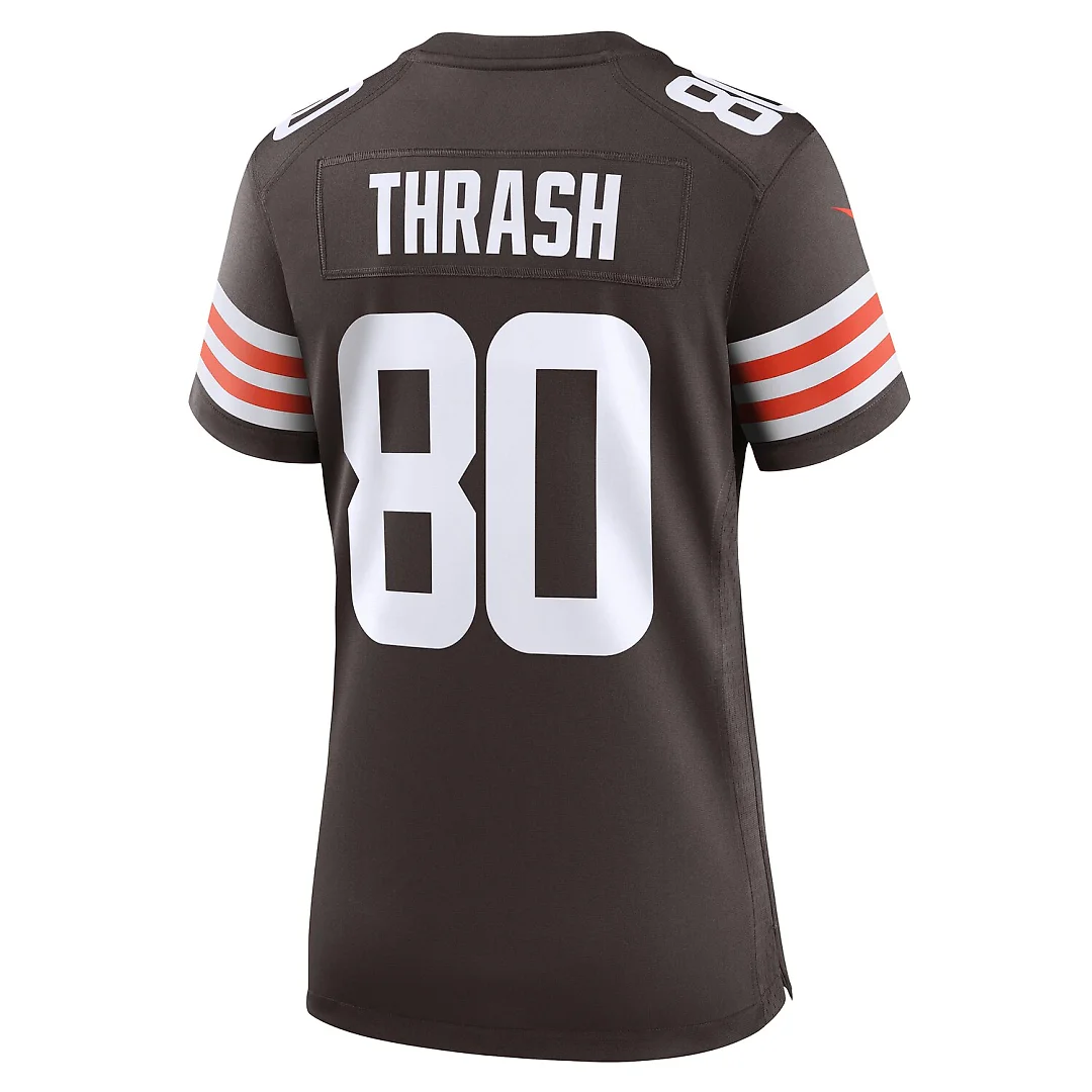 Zennovawear Jamari Thrash Cleveland Browns Women's Game Jersey - Brown