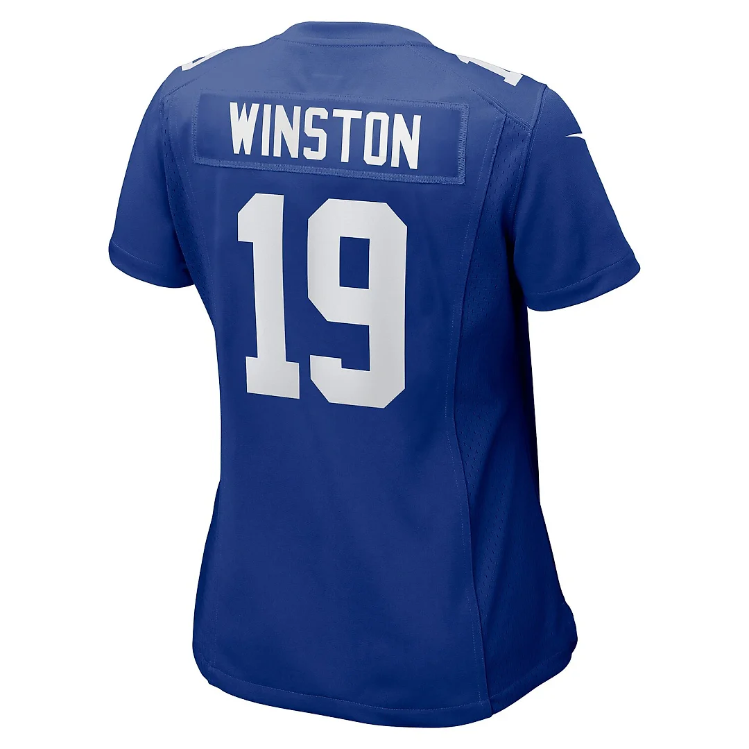 Zennovawear Jameis Winston New York Giants Women's Team Game Jersey - Royal