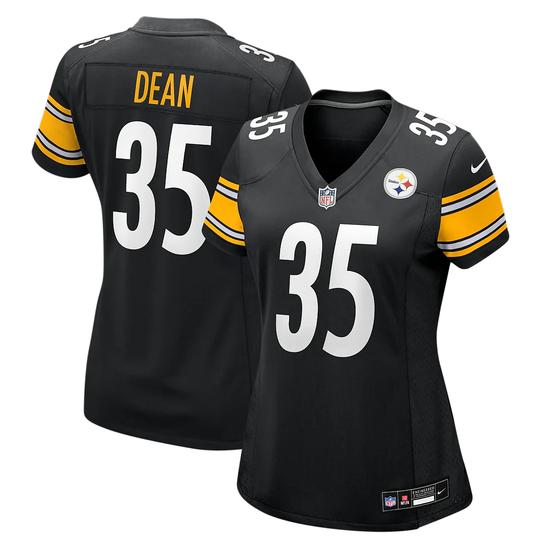 Zennovawear Jamel Dean Pittsburgh Steelers Women's Team Game Jersey - Black