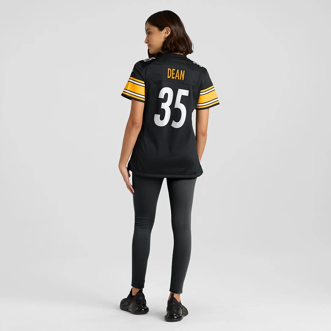 Zennovawear Jamel Dean Pittsburgh Steelers Women's Team Game Jersey - Black