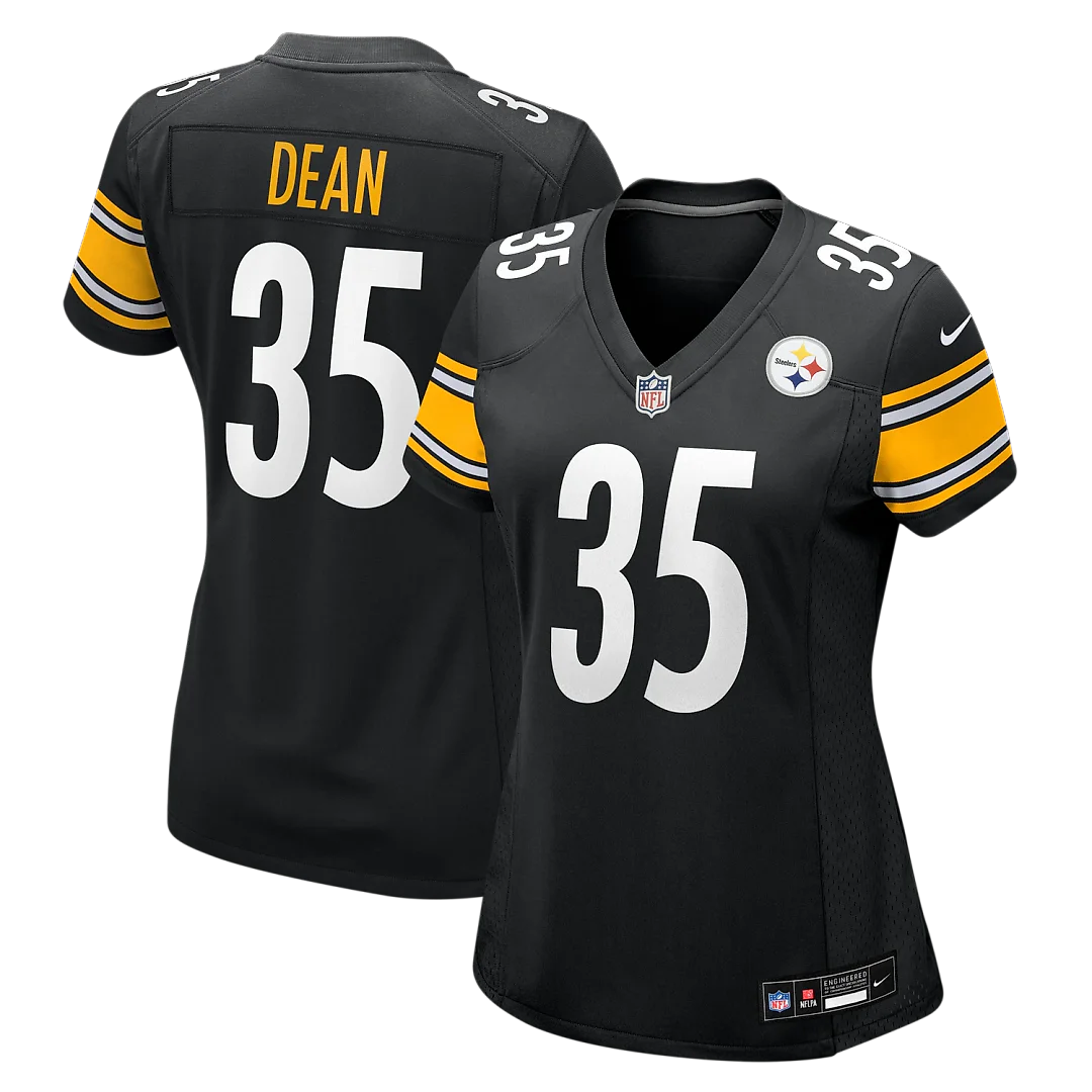 Zennovawear Jamel Dean Pittsburgh Steelers Women's Team Game Jersey - Black
