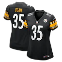 Zennovawear Jamel Dean Pittsburgh Steelers Women's Team Game Jersey - Black