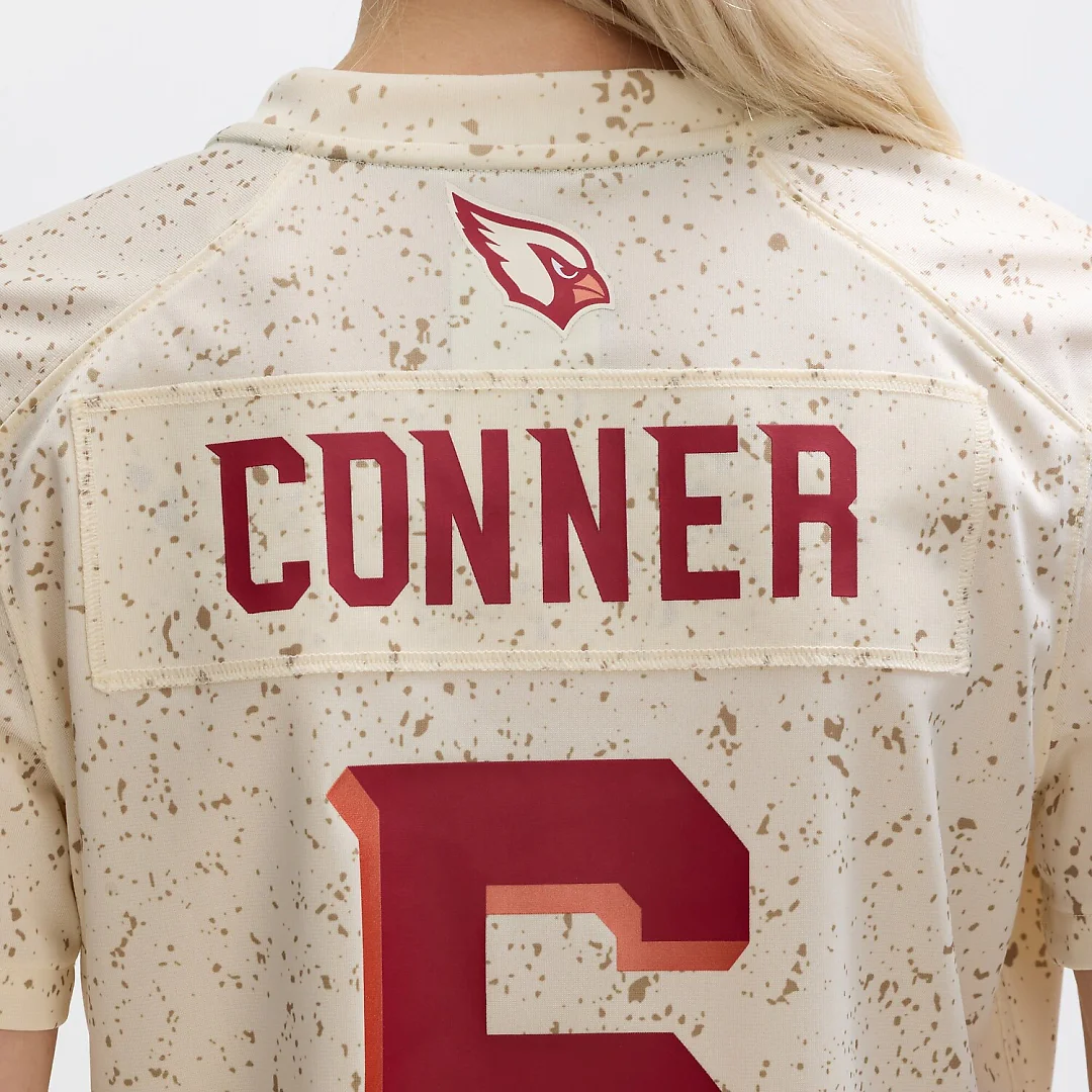 Zennovawear James Conner Arizona Cardinals Women's 2025 Rivalries Collection Game Jersey - Natural