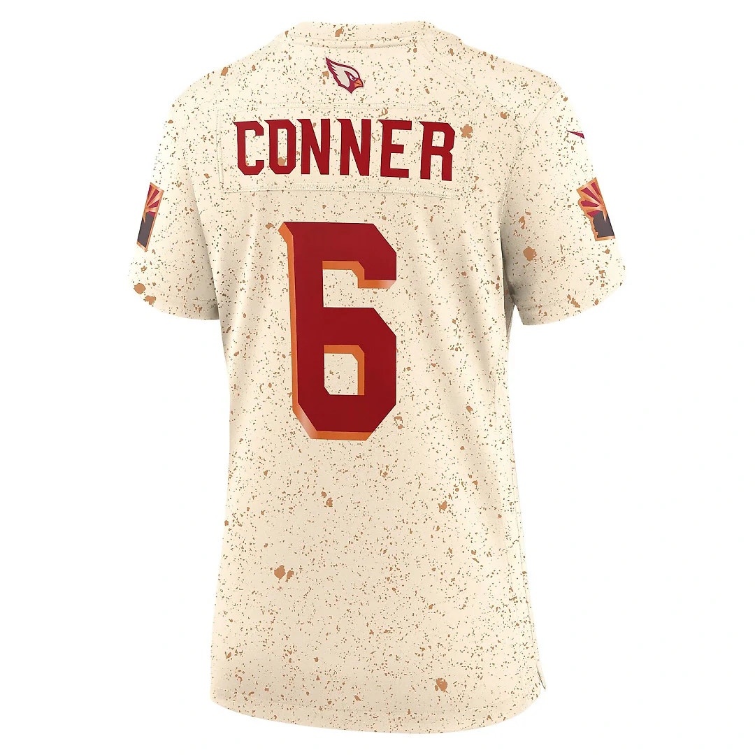 Zennovawear James Conner Arizona Cardinals Women's 2025 Rivalries Collection Game Jersey - Natural