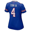 Zennovawear James Cook III Buffalo Bills Women's Team Game Jersey - Royal