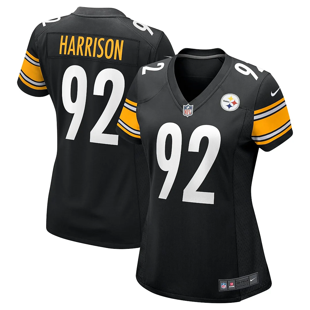 Zennovawear James Harrison Pittsburgh Steelers Women's Retired Game Jersey - Black