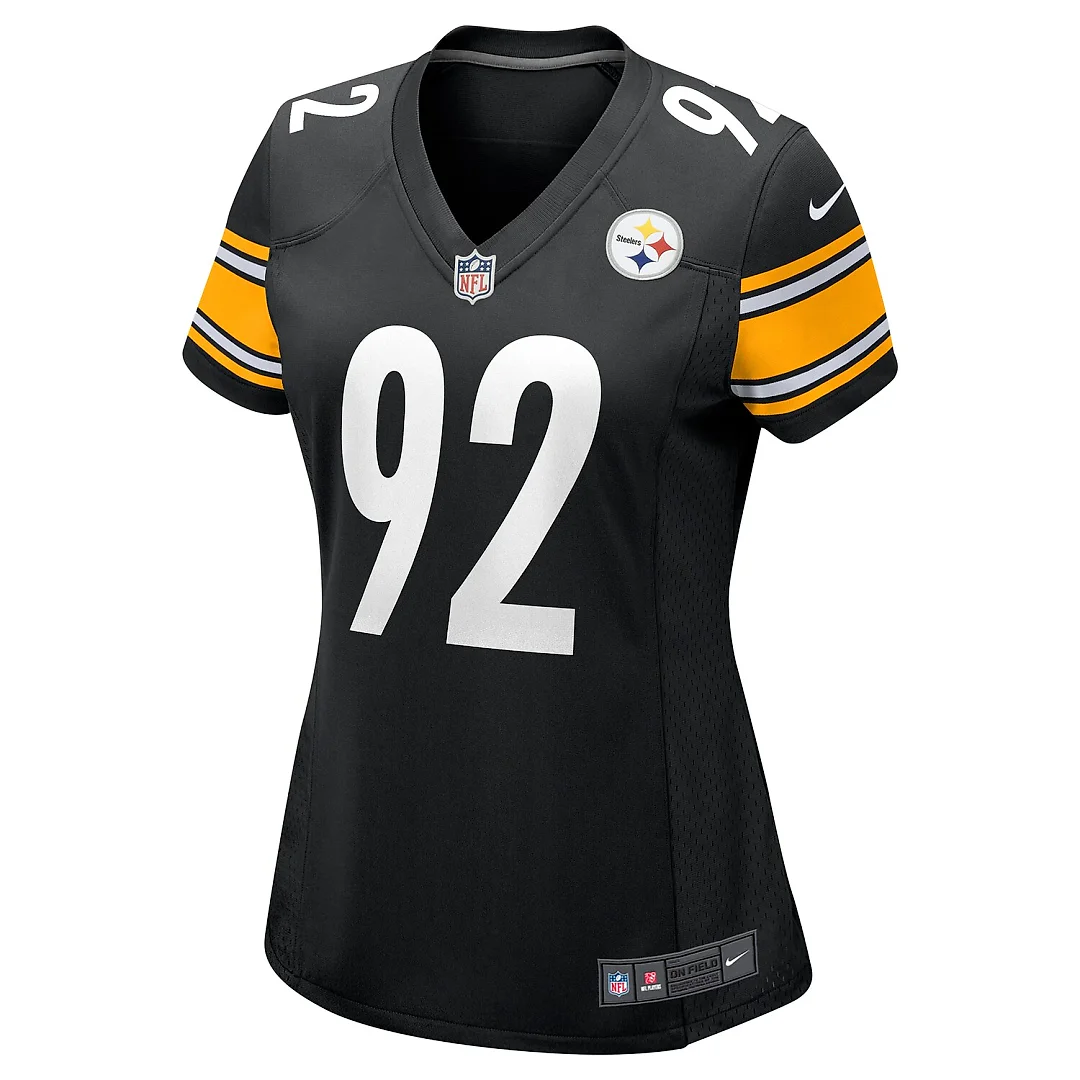 Zennovawear James Harrison Pittsburgh Steelers Women's Retired Game Jersey - Black