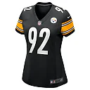 Zennovawear James Harrison Pittsburgh Steelers Women's Retired Game Jersey - Black