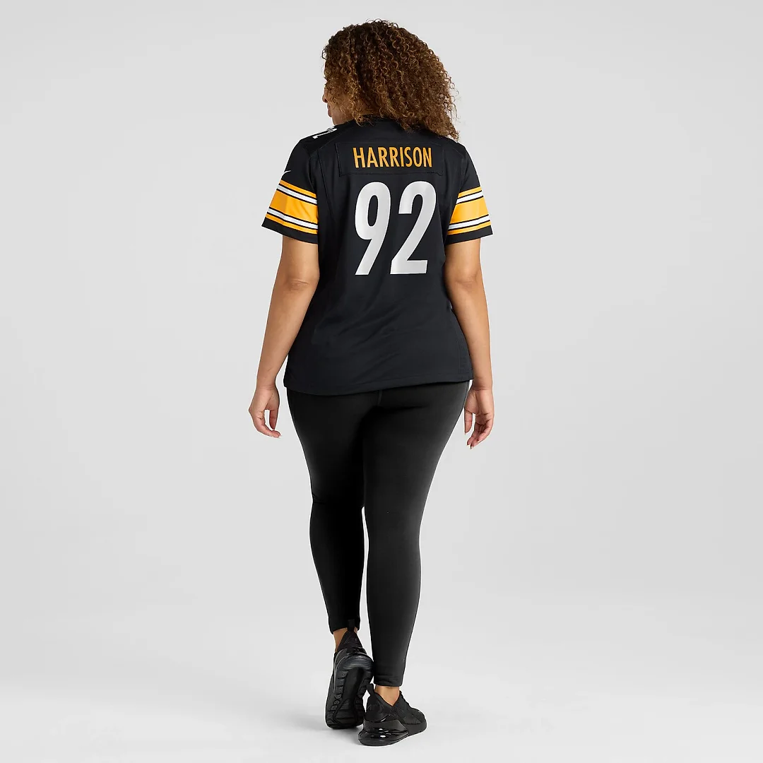 Zennovawear James Harrison Pittsburgh Steelers Women's Retired Game Jersey - Black