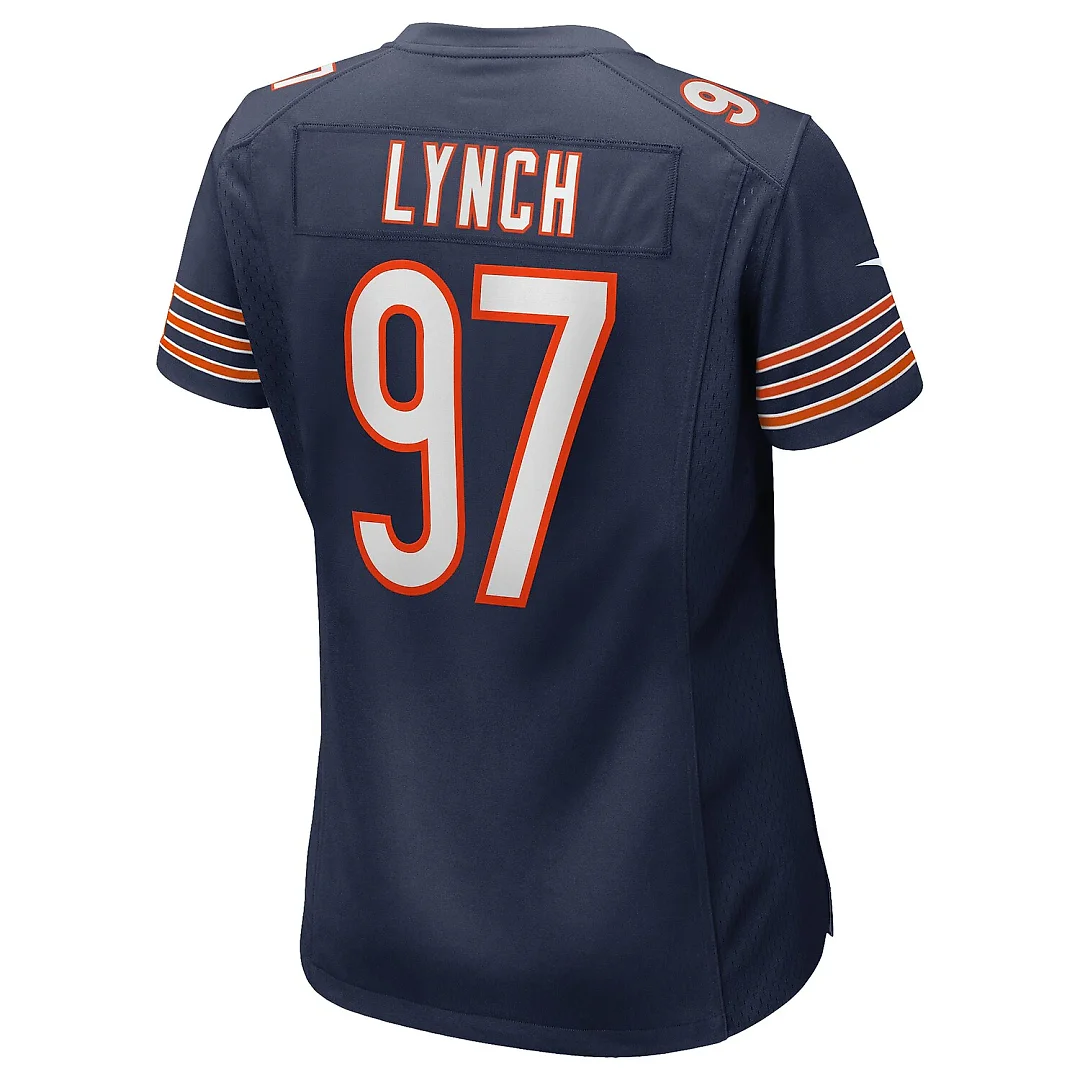 Zennovawear James Lynch Chicago Bears Women's Team Game Jersey - Navy