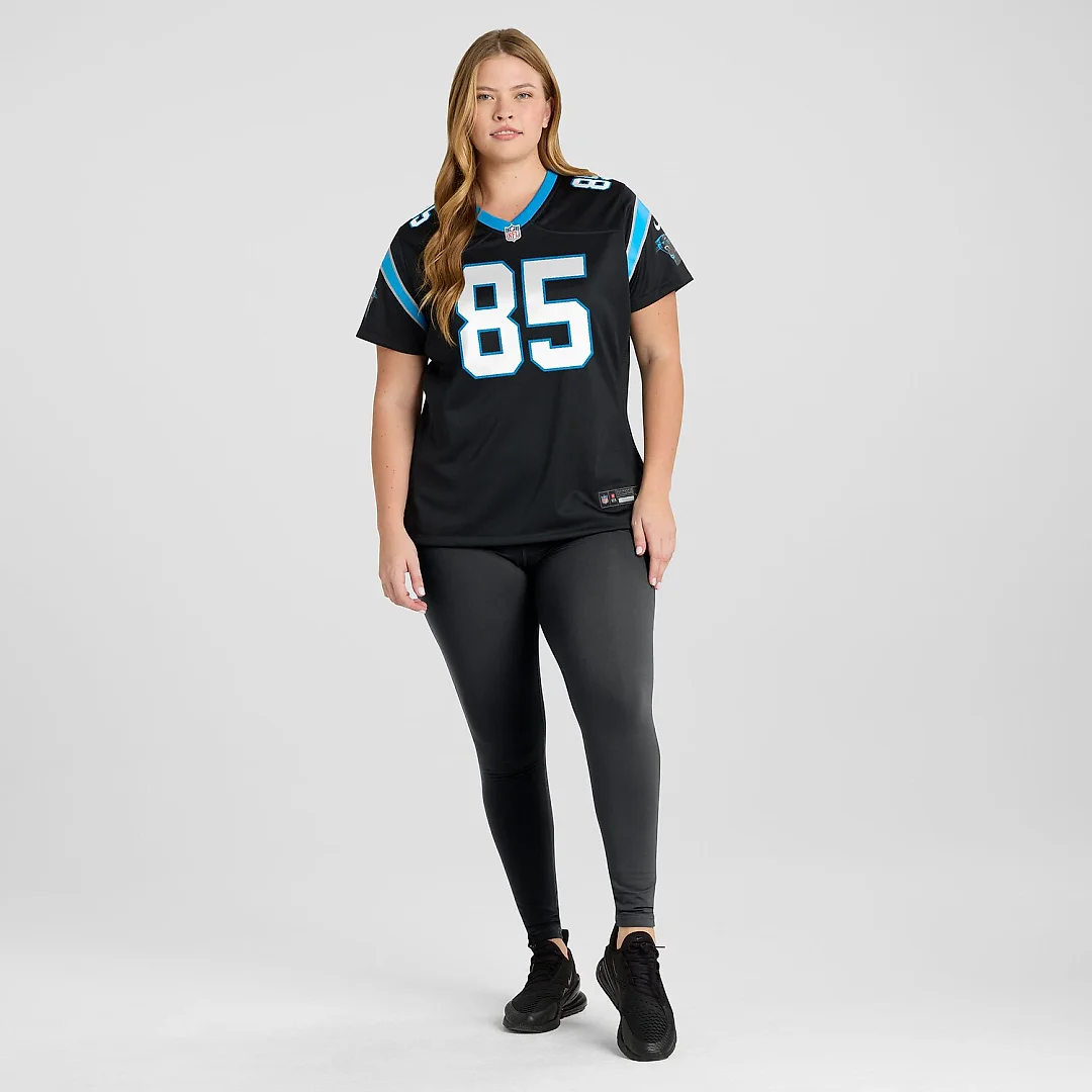 Zennovawear James Mitchell Carolina Panthers Women's Team Game Jersey - Black