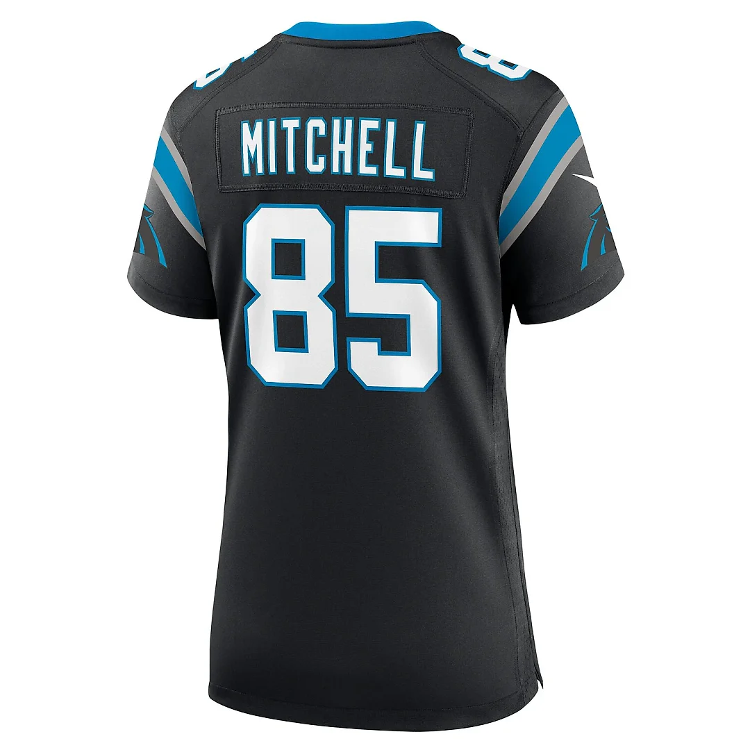 Zennovawear James Mitchell Carolina Panthers Women's Team Game Jersey - Black
