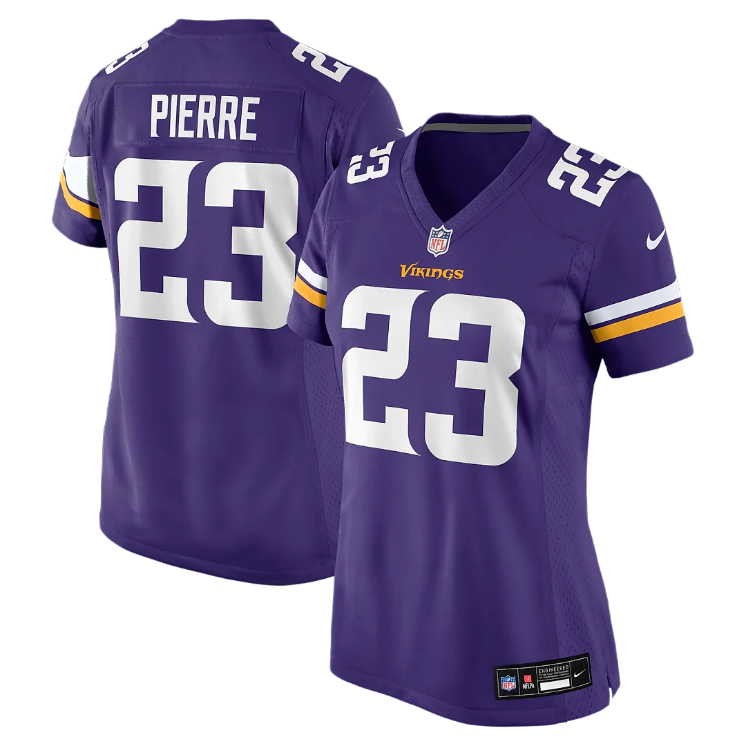 Zennovawear James Pierre Minnesota Vikings Women's Team Game Jersey - Purple