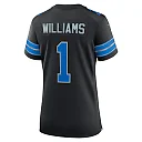 Zennovawear Jameson Williams Detroit Lions Women's 2nd Alternate Game Player Jersey - Black