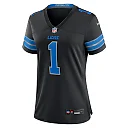 Zennovawear Jameson Williams Detroit Lions Women's 2nd Alternate Game Player Jersey - Black
