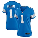 Zennovawear Jameson Williams Detroit Lions Women's Game Player Jersey - Blue